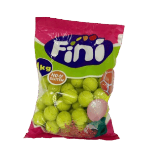 Fini - Tennis Ball tyggegummi, 1kg