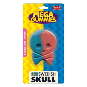 Mega Gummies Swedish Candy Skull 120 g