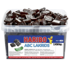 Haribo - ABC Lakrids 2,45 KG