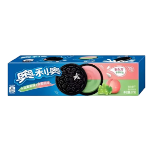 Japansk Oreo fersken drue smag 97g