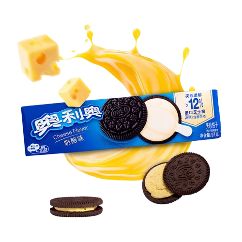 Japansk Oreo Sandwich Cookies Cheese Flavor 97g