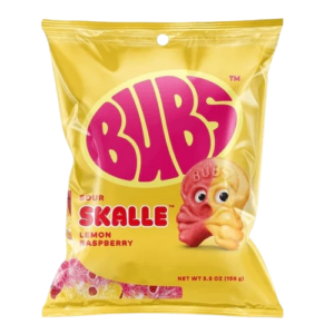 Bubs Lemon Raspberry Skalle 155g